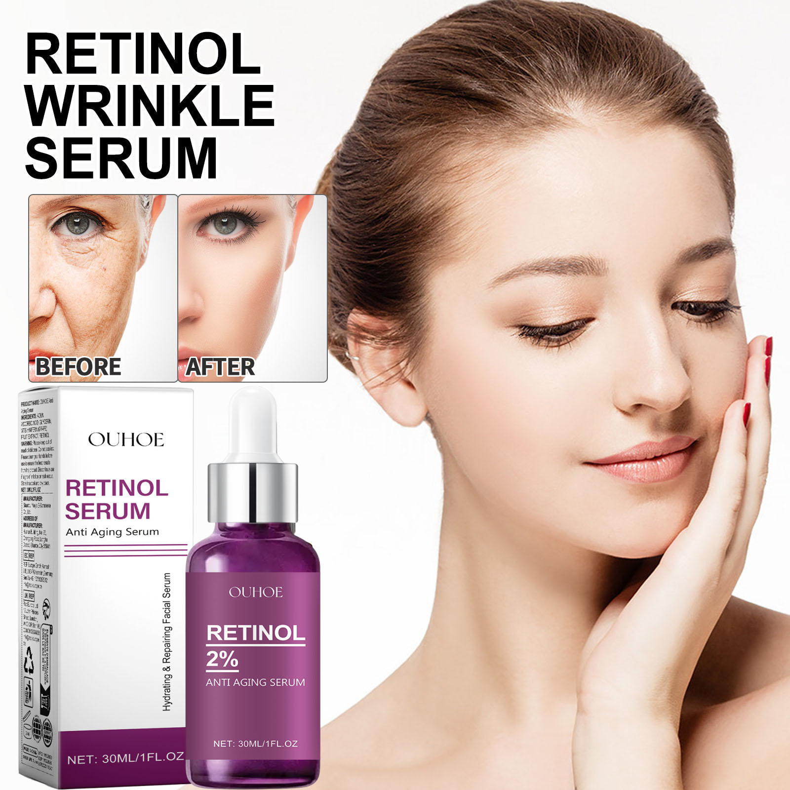 The Ordinary Serum Hyaluronic Acid - Retinol Kırışıklık Giderici Yüz Serumu Sıkılaştırıcı