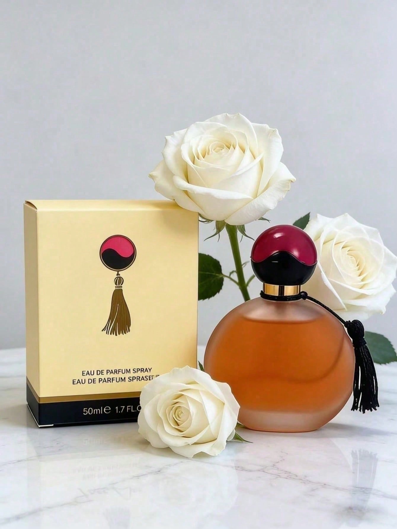 Pure Perfume Fragrance - Vintage Püsküllü Yuvarlak Kapaklı Unisex Eau