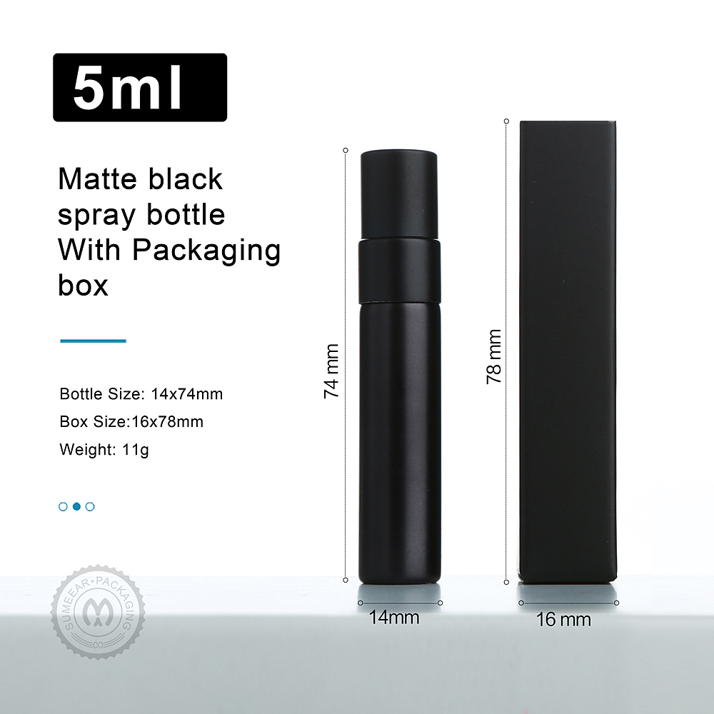 50/100 adet 5ml Mat Siyah Parf - Perfume Fragrance Difference incelemesi ve fiyatı